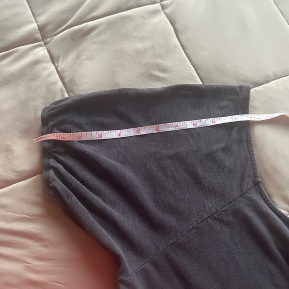 Ladies Z Supply Charcoal Mini Skater-Style Dress - Picture 9 of 10